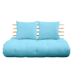 Schlafsofa Shin Sano Baumwolle - Hellblau - Beige