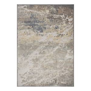 Laagpolig vloerkleed Arroux viscose - Crèmekleurig/taupe - 200 x 300 cm