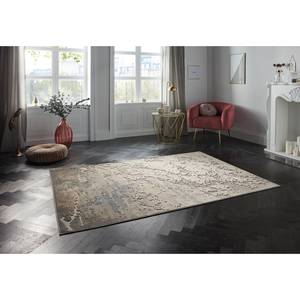 Kurzflorteppich Arroux Viskose - Creme / Taupe - 80 x 125 cm