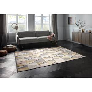 Tapis Creuse Viscose - Gris clair / Lavande - 120 x 170 cm