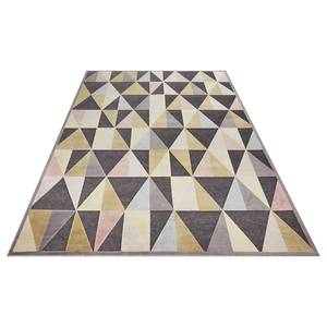 Tapis Creuse Viscose - Gris / Crème - 160 x 230 cm