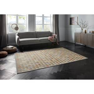 Kurzflorteppich Aisne Viskose - Creme / Beige - 80 x 125 cm