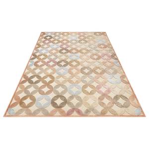 Kurzflorteppich Chiers Viskose - Creme / Beige - 160 x 230 cm