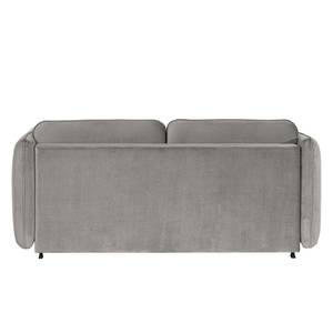 Slaapbank Kayla fluweel - Velours Ravi: Taupe