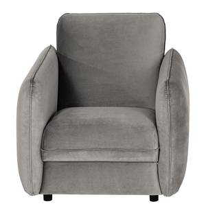 Fauteuil Kayla I fluweel - Velours Ravi: Taupe