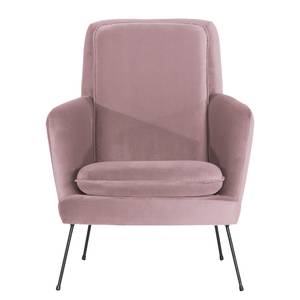 Fauteuil Himos Velours - Velours Ravi: Mauve - Hêtre