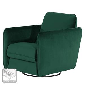 Fauteuil Kayla I fluweel - Velours Ravi: Antiek groen