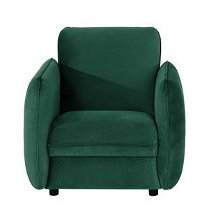 Fauteuil Kayla I Velours - Velours Ravi: Vert vieilli