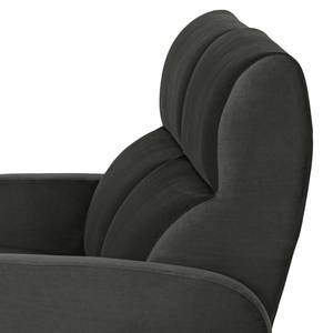 Canapé Mezin I (2 places) Velours - Velours Ravi: Anthracite