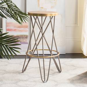 Tabouret de bar Mychelle Métal - Beige