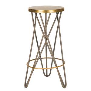 Tabouret de bar Mychelle Métal - Beige