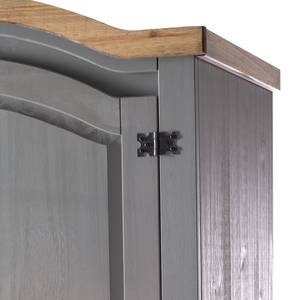 Armoire Finca Rustica I Pin massif - Pin gris - Largeur : 100 cm