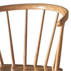 Chaises Gaia (lot de 2) Hévéa massif - Hévéa