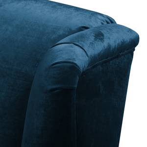 Fauteuil bergère Luoto Velours - Bleu marine