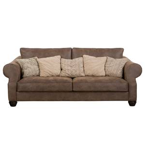 Bigsofa Pernio Antiklederlook - Braun / Beige