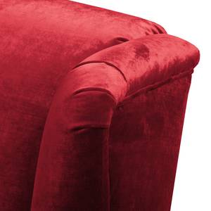 Fauteuil bergère Luoto Velours - Rouge