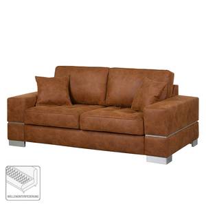 Sofa Muonio (2-Sitzer) Antiklederlook - Cognac