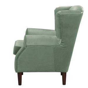 Fauteuil bergère Luoto Velours - Gris menthe