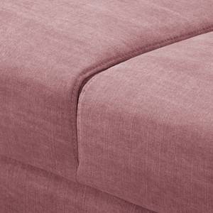 Ecksofa Raisio Webstoff - Mauve - Ottomane davorstehend rechts