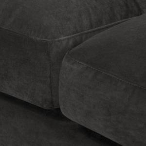 Ecksofa Paimio Samt - Grau - Longchair davorstehend links