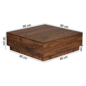 Salontafel Woodfin massief sheeshamhout