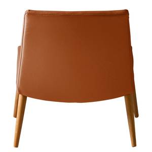 Fauteuil Sonka echt leer - Goudbruin