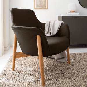 Fauteuil Spoy I echt leer - Bruin