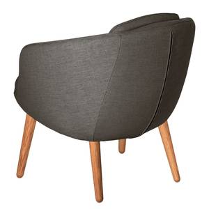 Fauteuil Monsac I vlakweefsel - Grijs