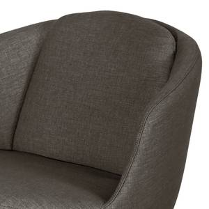 Fauteuil Monsac I vlakweefsel - Grijs