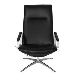 Relaxfauteuil Pargas echt leer - Zwart