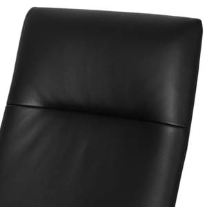 Relaxfauteuil Pargas echt leer - Zwart