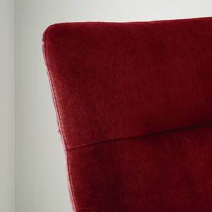 Fauteuil Nizas velours - Rouge Bordeaux