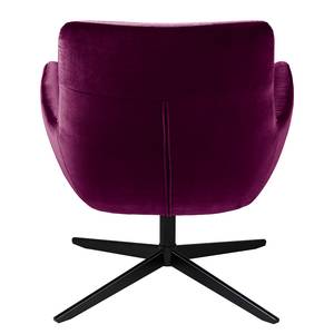 Fauteuil Nizas velours - Mauve