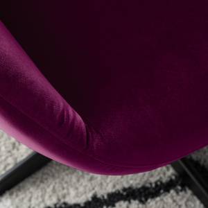 Fauteuil Nizas fluweel - Paars