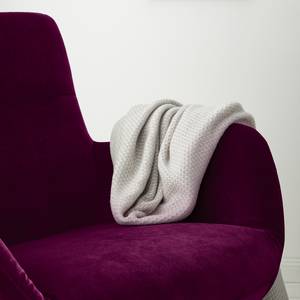 Fauteuil Nizas velours - Mauve