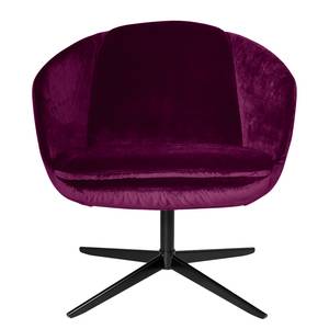 Fauteuil Monsac II velours - Mauve