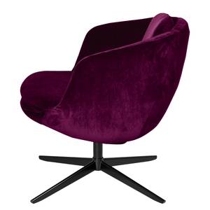 Fauteuil Monsac II velours - Mauve