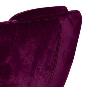 Fauteuil Monsac II velours - Mauve