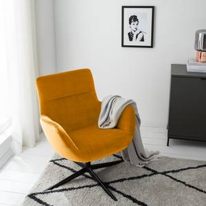 Fauteuil Nizas velours - Safran