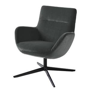 Fauteuil Nizas fluweel - Grijs