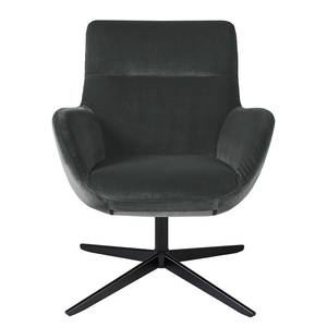 Fauteuil Nizas fluweel - Grijs