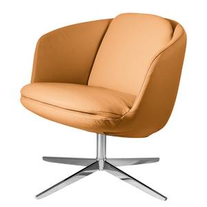 Fauteuil Monsac III echt leer - Zandkleurig