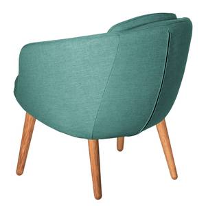 Fauteuil Monsac I vlakweefsel - Mintgrijs