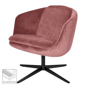 Fauteuil Monsac II velours - Mauve