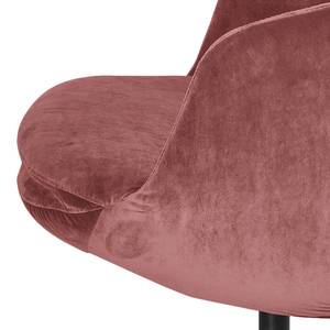 Fauteuil Monsac II velours - Mauve