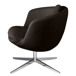 Fauteuil Monsac III echt leer - Bruin