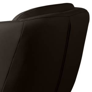 Fauteuil Monsac III echt leer - Bruin