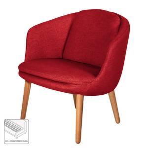 Fauteuil Monsac I vlakweefsel - Rood