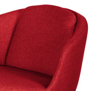 Fauteuil Monsac I vlakweefsel - Rood