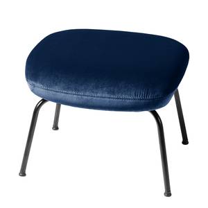 Sessel Rivel Samt - Marineblau